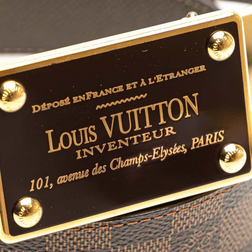 Louis Vuitton Damier Ebene Inventeur Reversible Belt Brown Canvas Very good condition - Model View