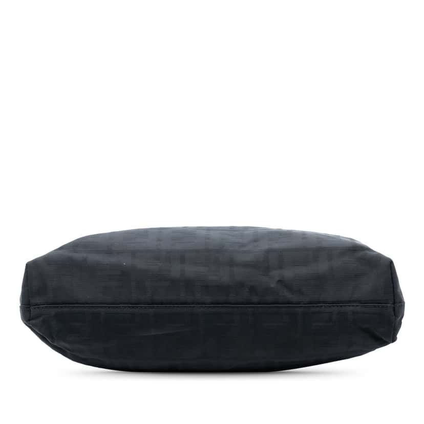 Fendi Zucca Nylon Shoulder Bag Black Very good condition - Inside View