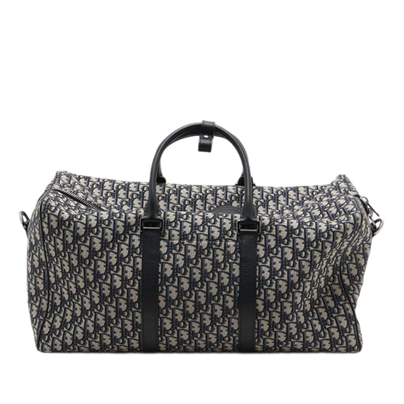 Dior Oblique Canvas Lingot 50 Blue Very good condition - Back View