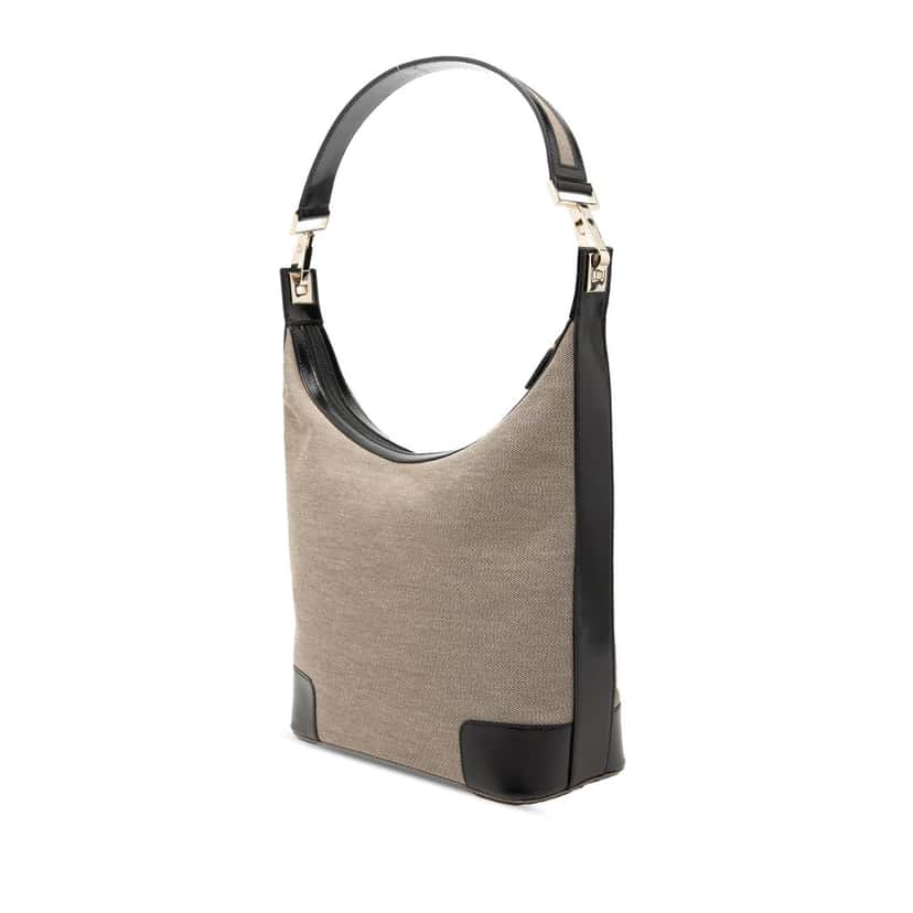 Gucci Canvas Shoulder Bag Beige Very good condition - Back View