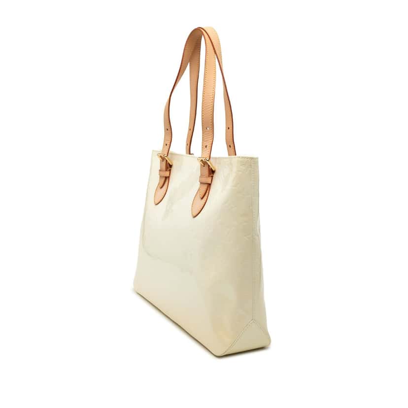 Louis Vuitton Monogram Vernis Brentwood Yellow Leather Very good condition - Back View