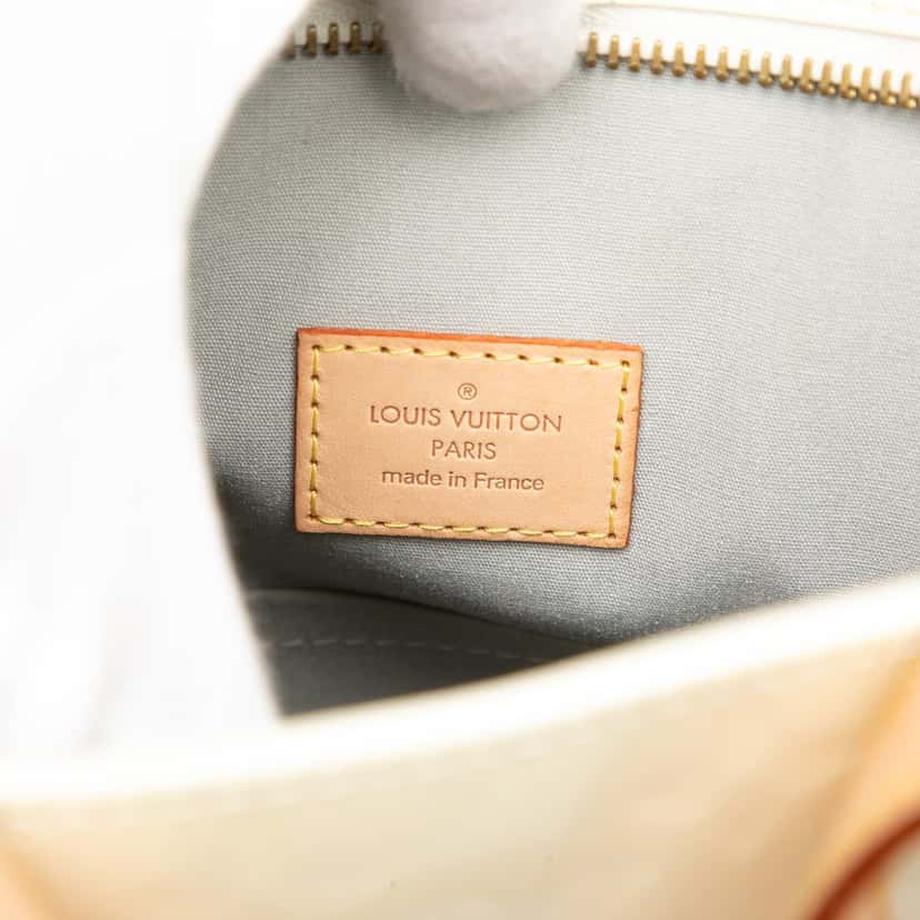 Louis Vuitton Monogram Vernis Brentwood Yellow Leather Very good condition - Box View