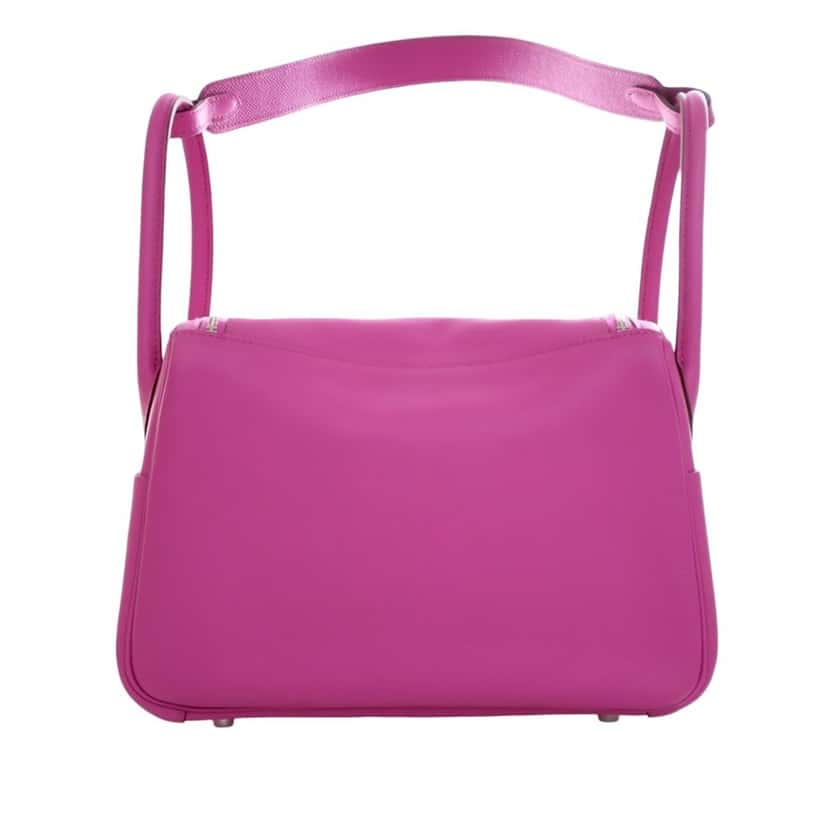 Hermès Swift Tressage Lindy 26 Pink Leather Very good condition - Model View