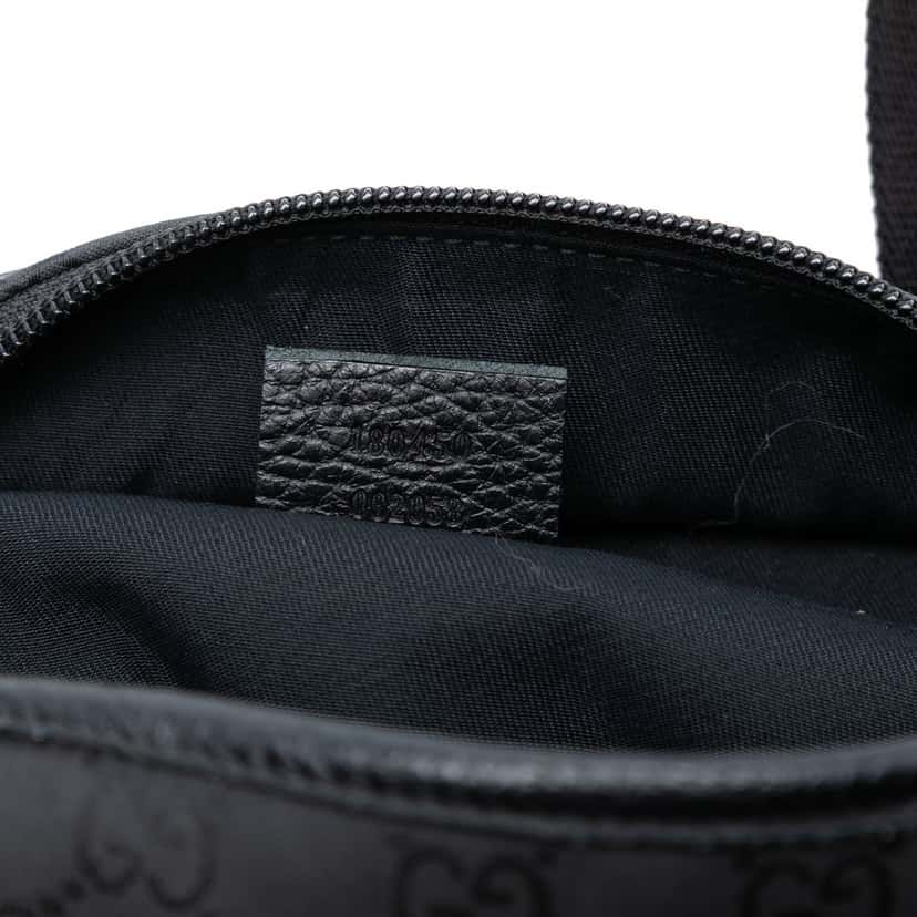 Gucci GG Nylon Tote Black Very good condition - Box View