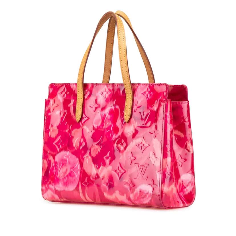 Louis Vuitton Monogram Vernis Ikat Catalina BB Pink Leather Very good condition - Back View