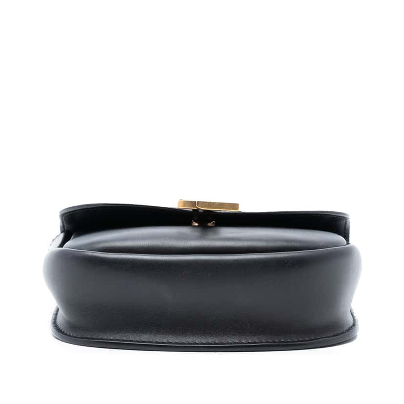 Saint Laurent Small Leather Monogram Kaia Crossbody Black Leather Very good condition - Inside View