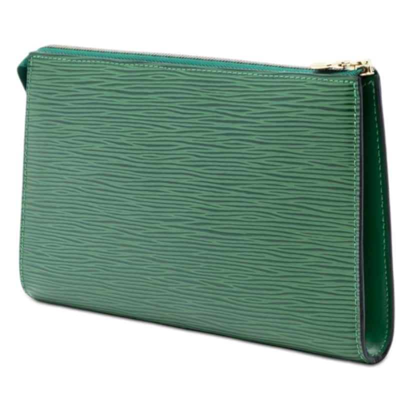 Louis Vuitton Epi Pochette Accessoires Green Leather Very good condition - Back View