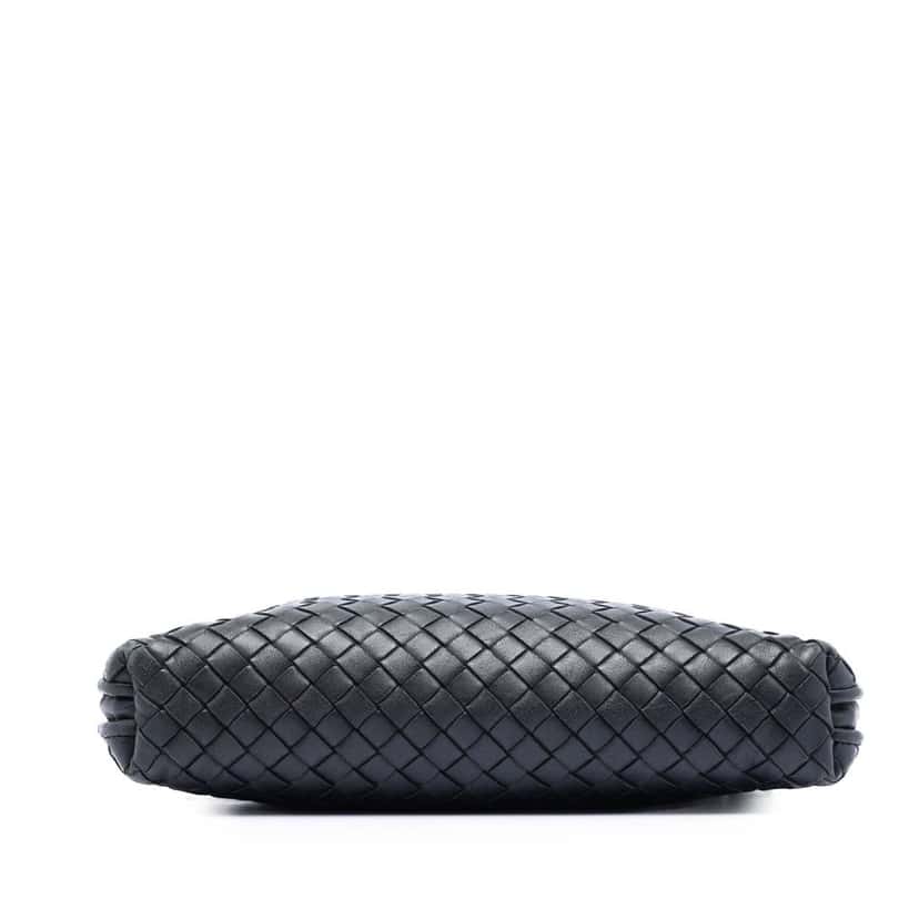 Bottega Veneta Nappa Intrecciato Nodini Crossbody Black Leather Very good condition - Inside View
