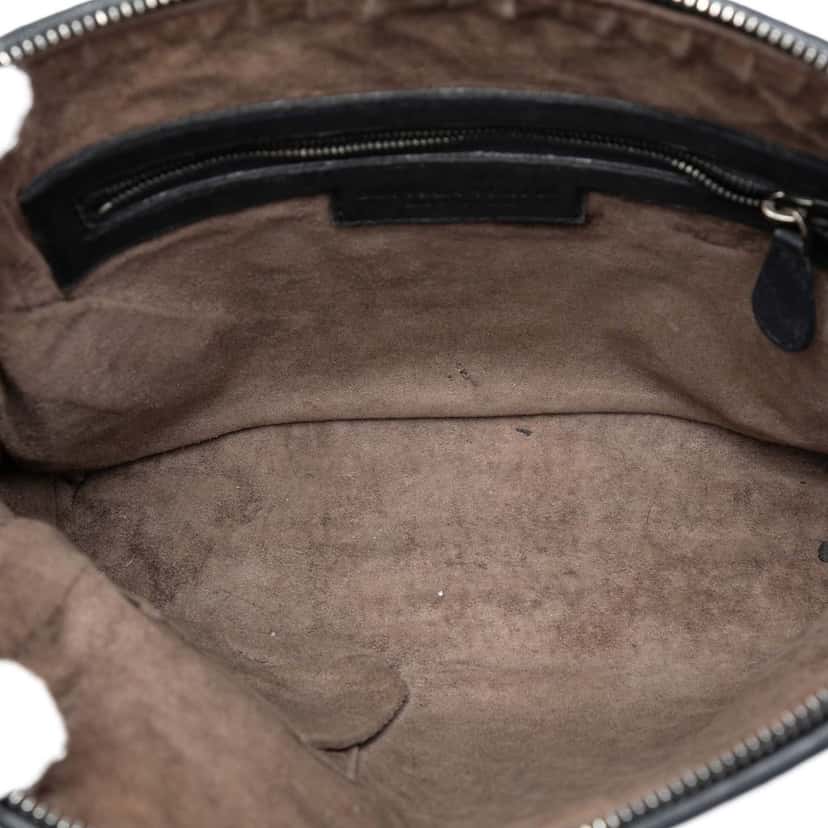 Bottega Veneta Nappa Intrecciato Nodini Crossbody Black Leather Very good condition - Model View