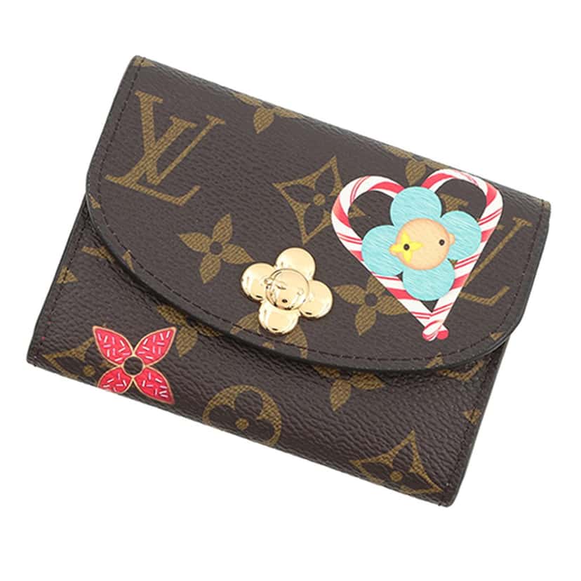 Louis Vuitton Monogram Christmas Animation Candy Factory Rosalie Coin Purse Brown Very good condition - Back View