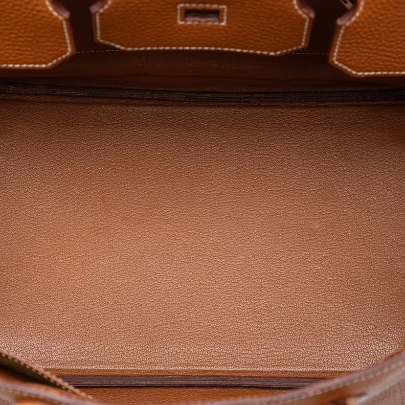 Hermès Togo Birkin Retourne 35 Brown Leather Very good condition - Model View