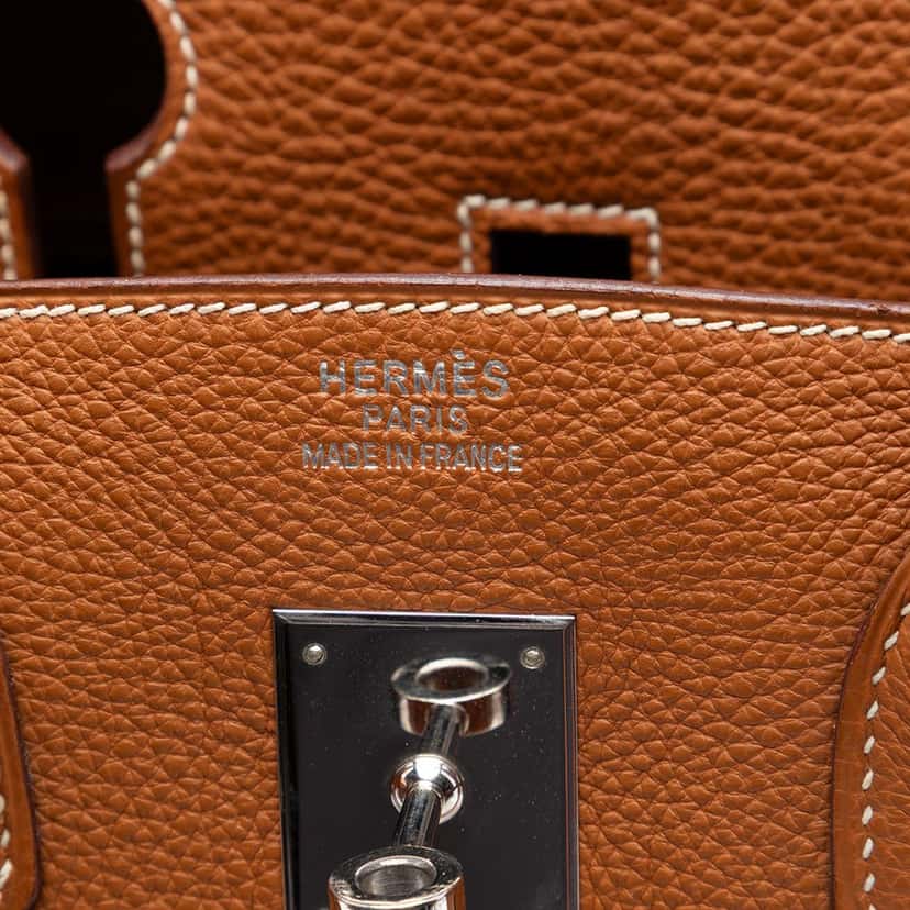Hermès Togo Birkin Retourne 35 Brown Leather Very good condition - Box View