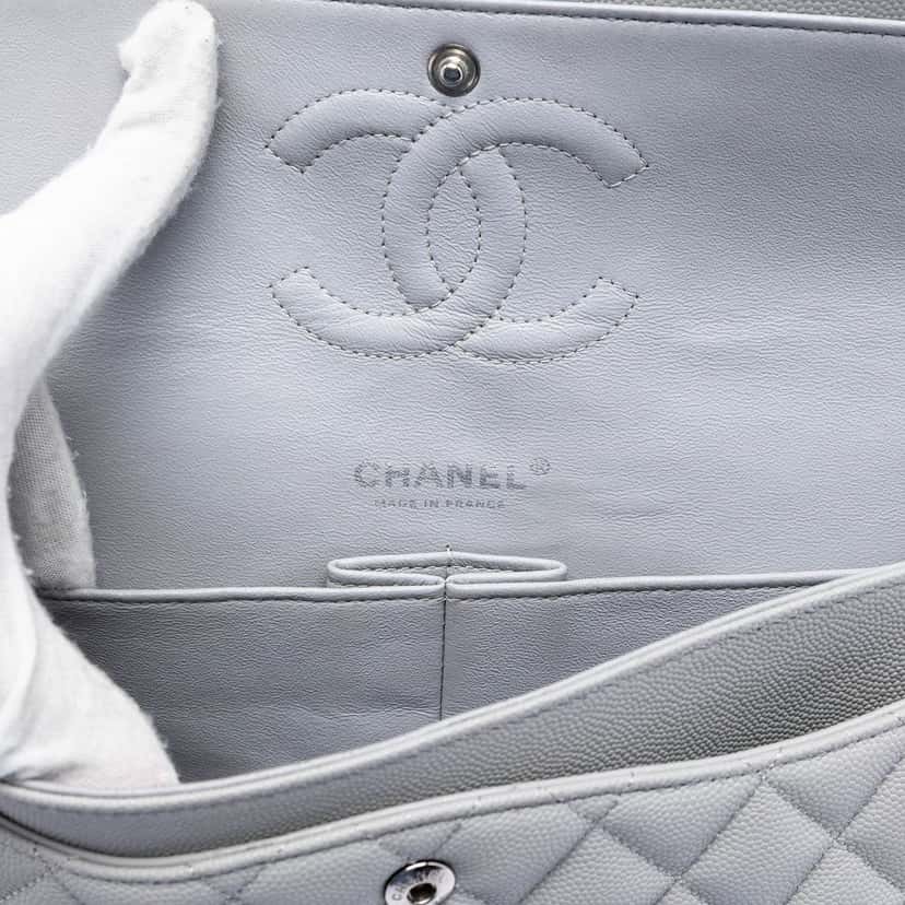 Chanel Medium Classic Caviar Double Flap Other Leather Never worn, with tag - Box View