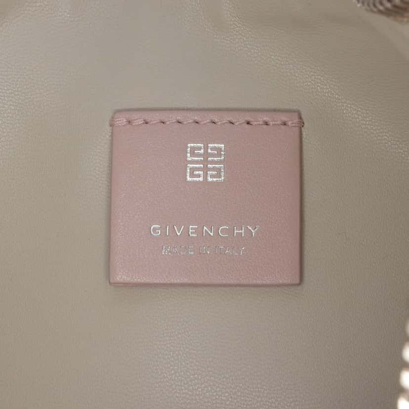 Givenchy Small Leather Moon Cut Out Bag Pink Leather Very good condition - Box View