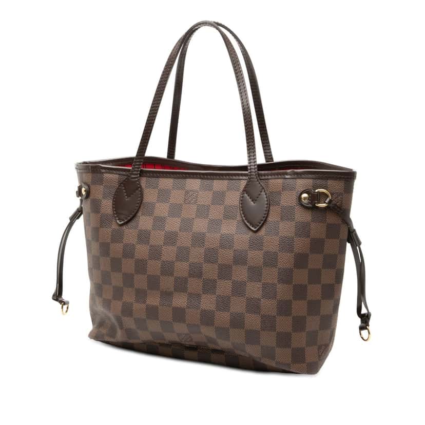 Louis Vuitton Damier Ebene Neverfull PM Brown Very good condition - Back View