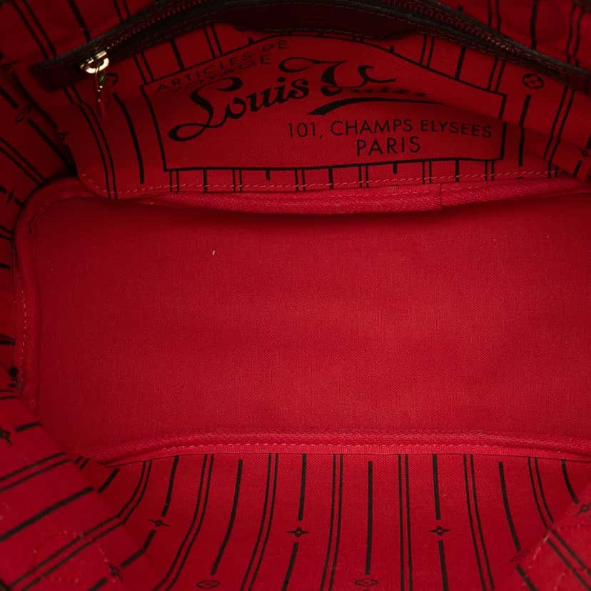 Louis Vuitton Damier Ebene Neverfull PM Brown Very good condition - Model View