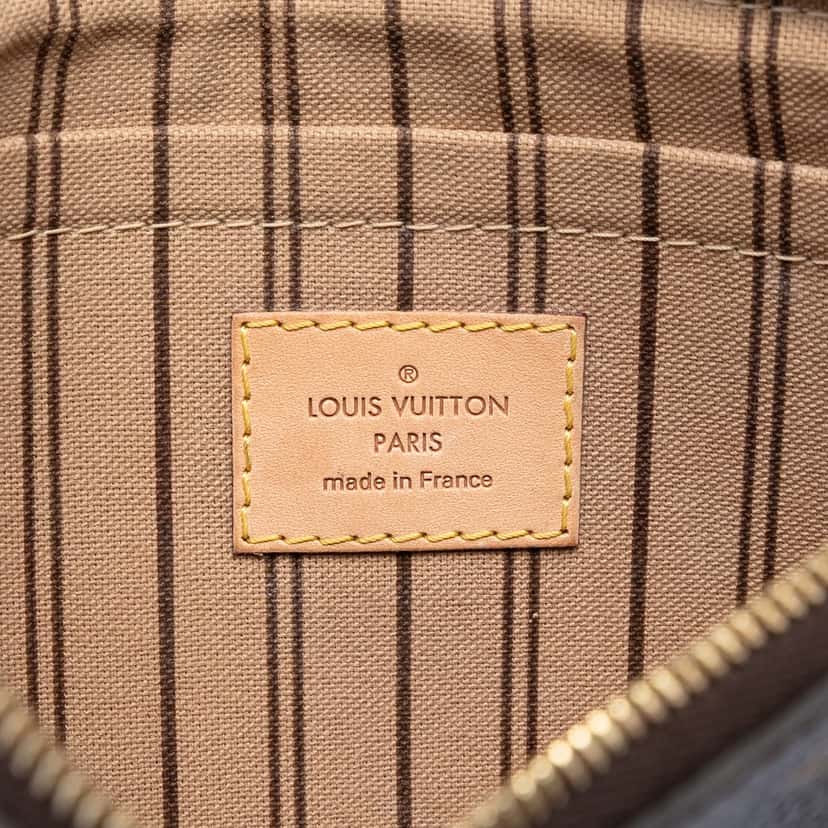 Louis Vuitton Monogram Neverfull MM Pouch Brown Very good condition - Box View