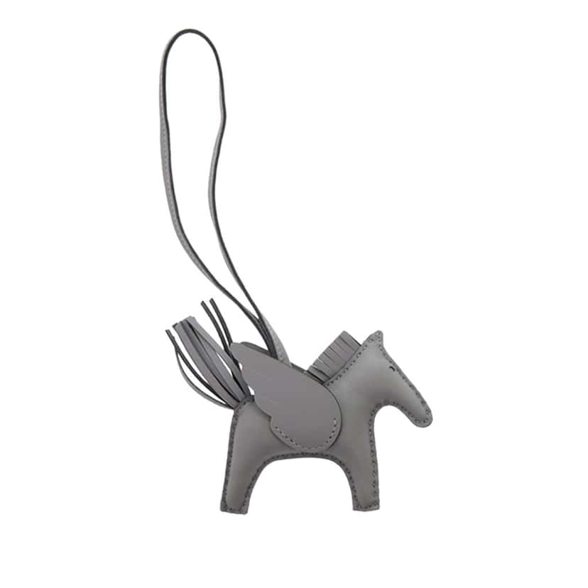 Hermès Milo Lambskin GriGri Rodeo Pegasus Bag Charm PM Other Leather Very good condition - Front View
