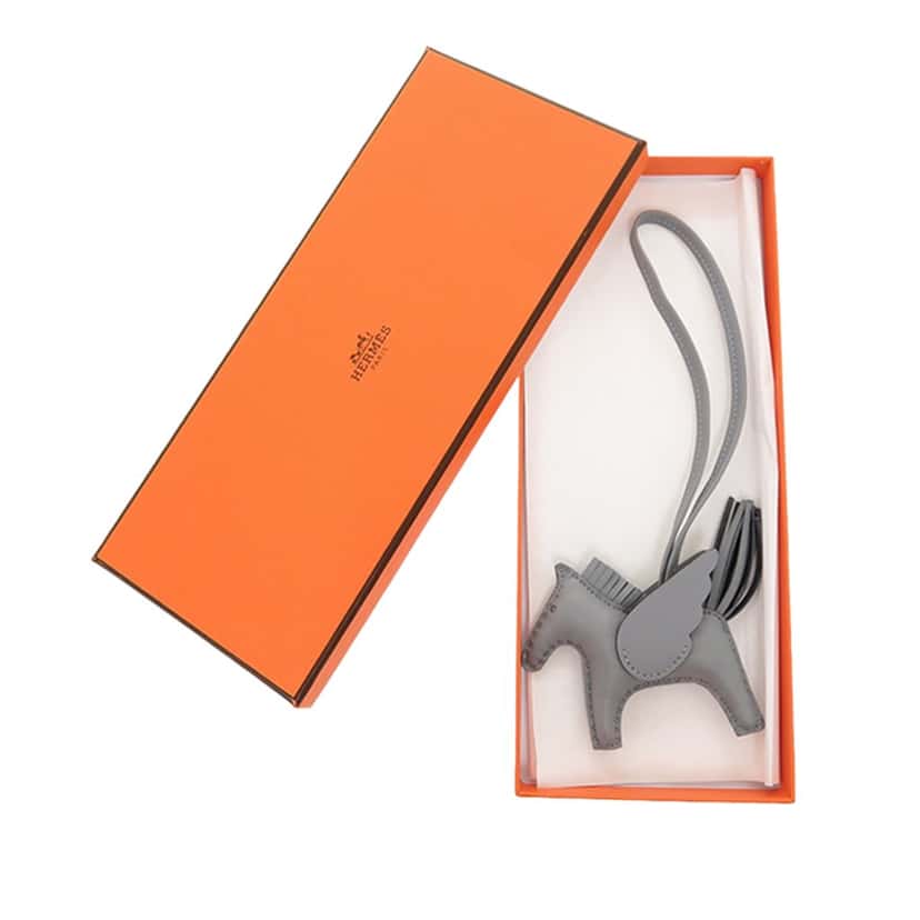 Hermès Milo Lambskin GriGri Rodeo Pegasus Bag Charm PM Other Leather Very good condition - Box View