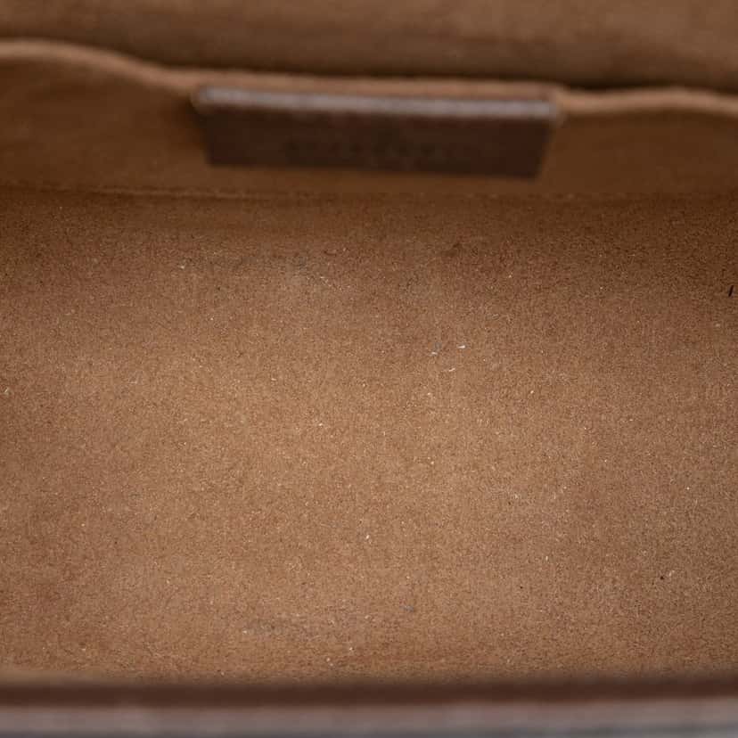 Gucci Small GG Supreme Tian Padlock Crossbody Beige Very good condition - Model View