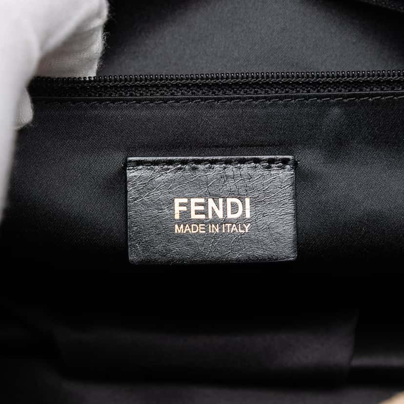 Fendi Zucca Canvas Mia Flap Shoulder Bag Brown Very good condition - Box View