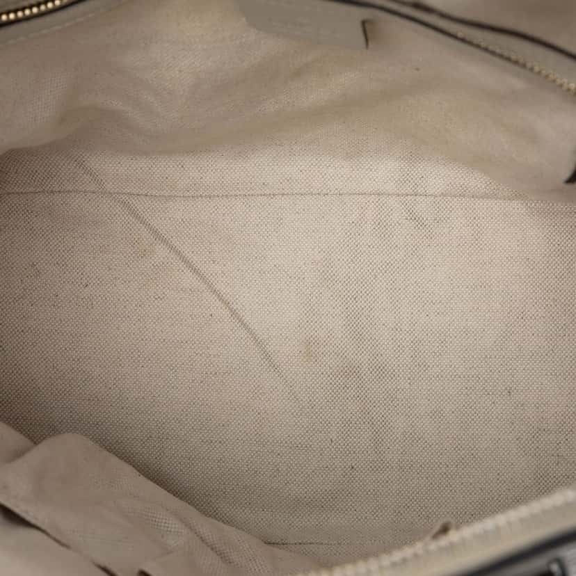 Gucci Small Microguccissima Nice Dome Satchel White Leather Very good condition - Model View