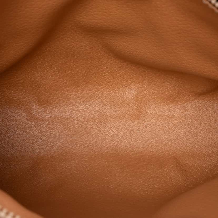 Celine Macadam Coated Canvas Clutch Brown Very good condition - Model View