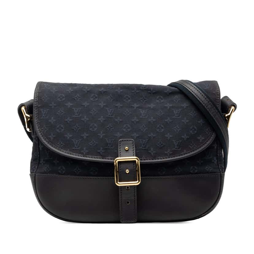 Louis Vuitton Monogram Mini Lin Berangere Blue Very good condition - Front View