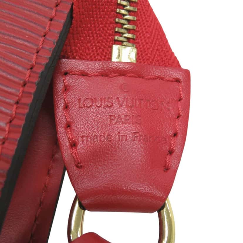 Louis Vuitton Epi Pochette Accessoires Red Leather Very good condition - Model View