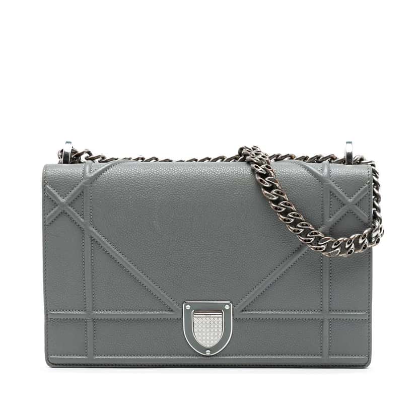 Dior Medium Grained Calfskin Diorama Flap Other Leather Good condition - Front View
