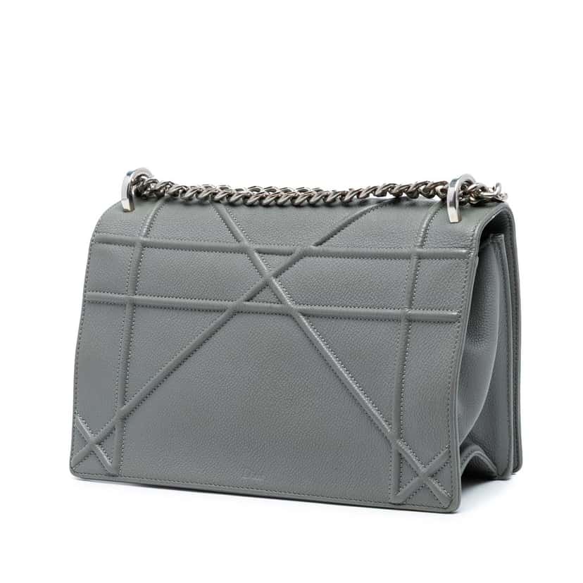 Dior Medium Grained Calfskin Diorama Flap Other Leather Good condition - Back View