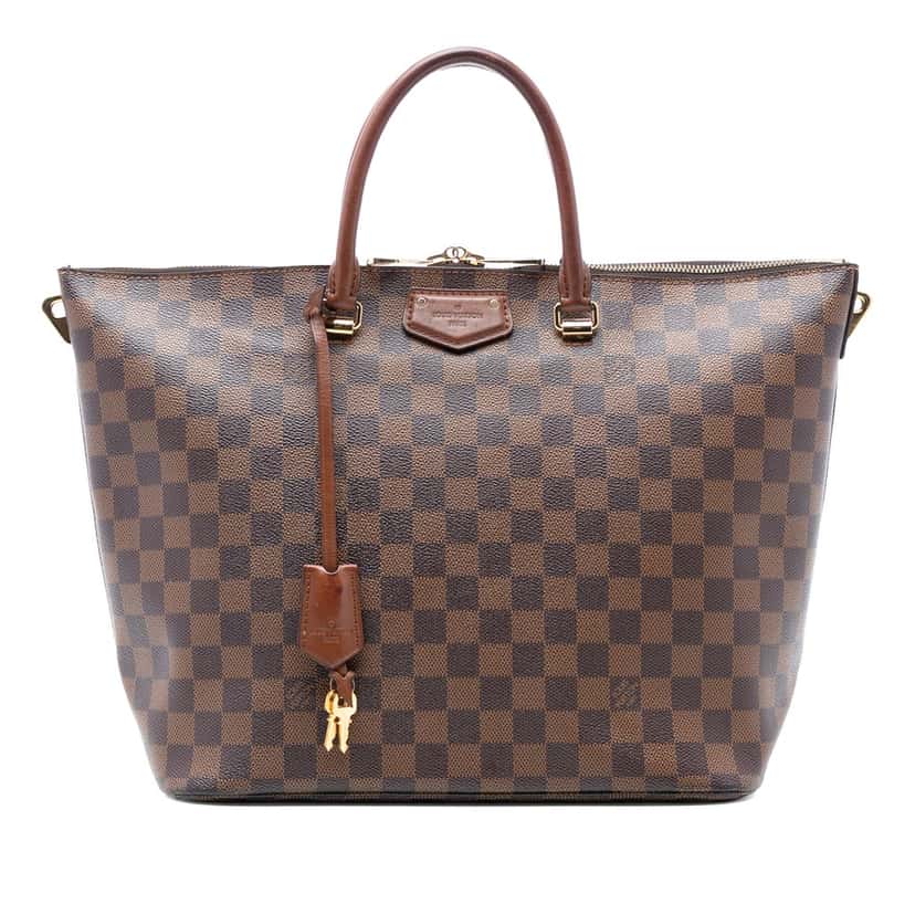 Louis Vuitton Damier Ebene Belmont MM Brown Very good condition - Front View