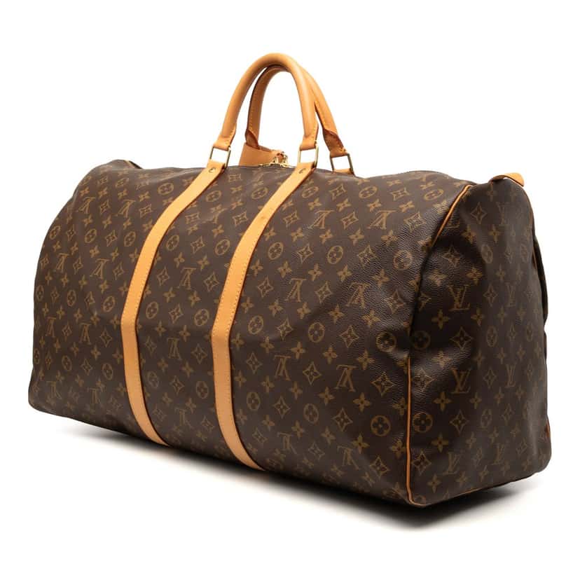 Louis Vuitton Monogram Keepall 60 Brown Very good condition - Back View