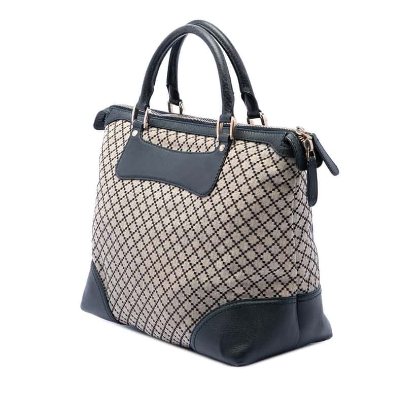 Gucci Diamante Canvas Catherine Tote Beige Very good condition - Back View
