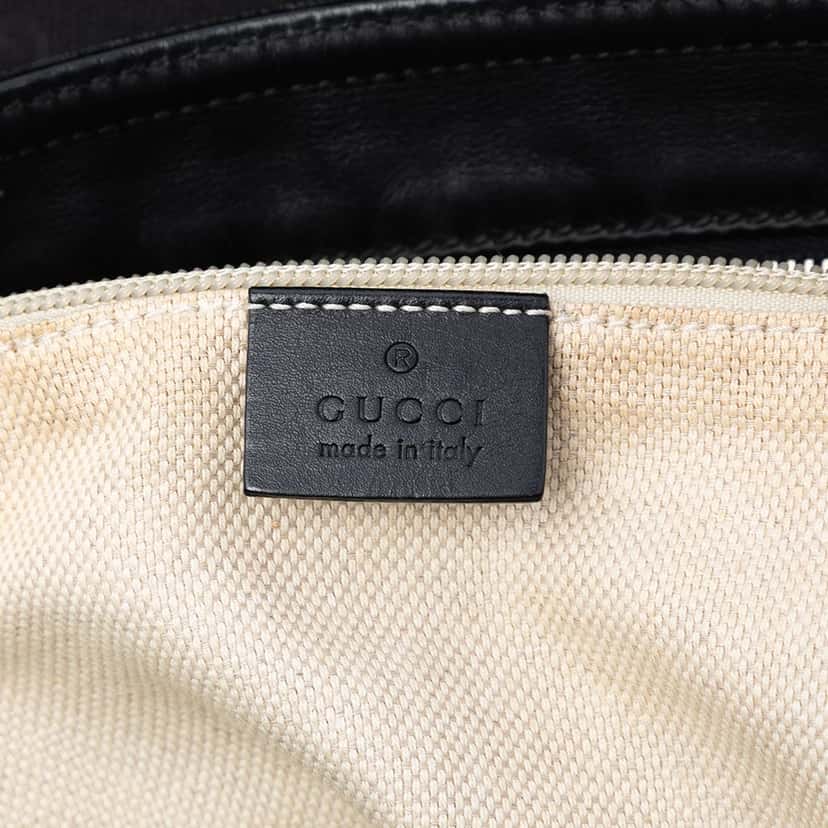 Gucci GG Canvas Web Crossbody Black Very good condition - Box View