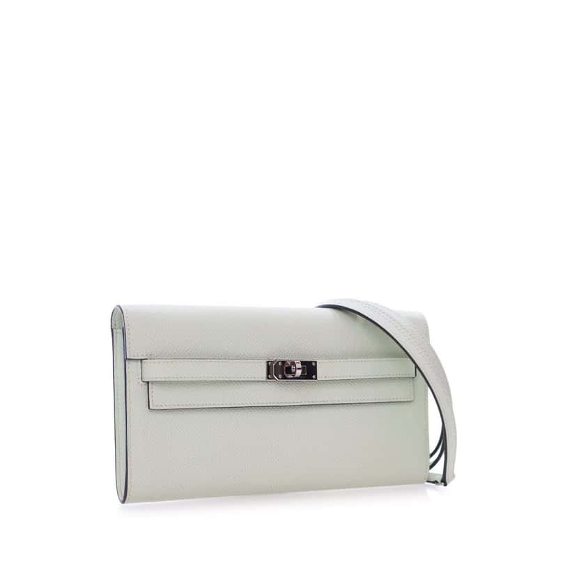 Hermès Epsom Kelly To Go Wallet Green Leather Very good condition - Inside View