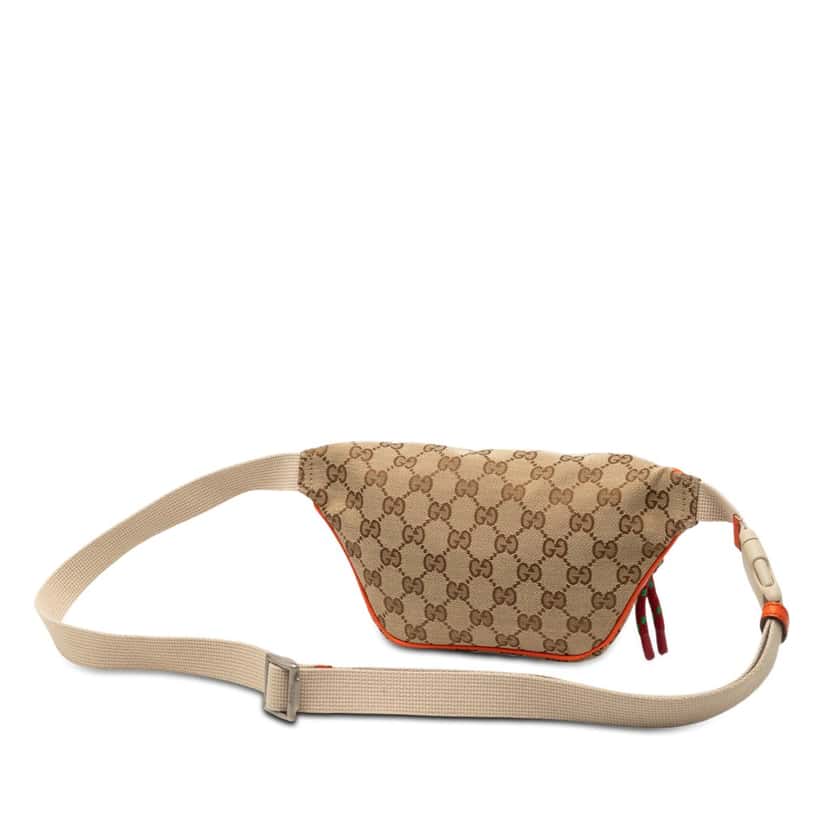 Gucci The North Face GG Canvas Belt Bag Beige Very good condition - Back View