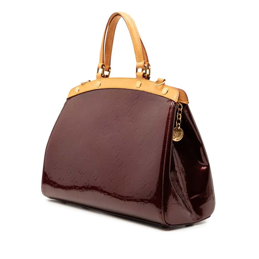 Louis Vuitton Monogram Vernis Brea MM Red Leather Very good condition - Back View