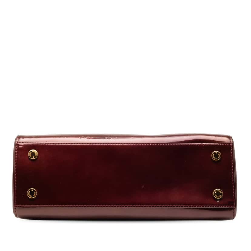 Louis Vuitton Monogram Vernis Brea MM Red Leather Very good condition - Inside View