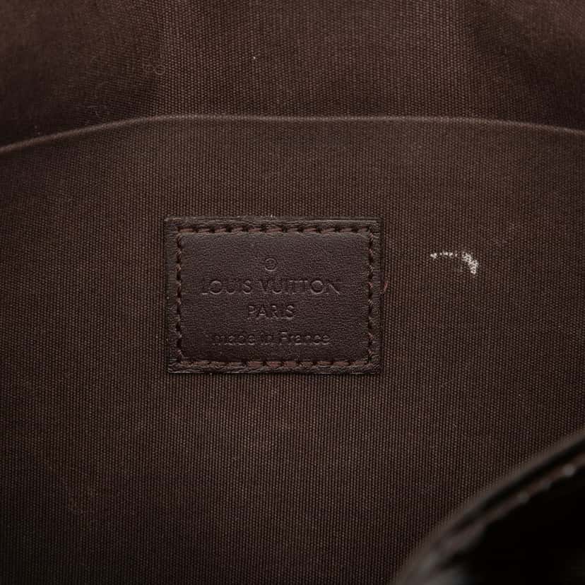 Louis Vuitton Monogram Vernis Pochette Felicie Purple Leather Very good condition - Box View