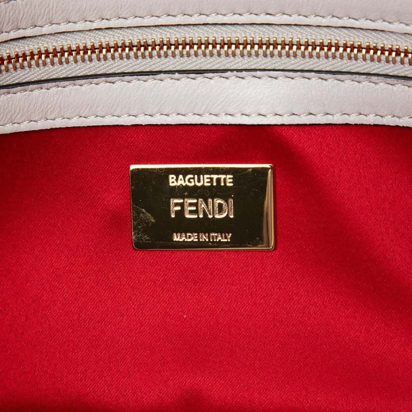 Fendi Nappa and Mink Fur Faces Baguette Satchel Other Leather Very good condition - Box View
