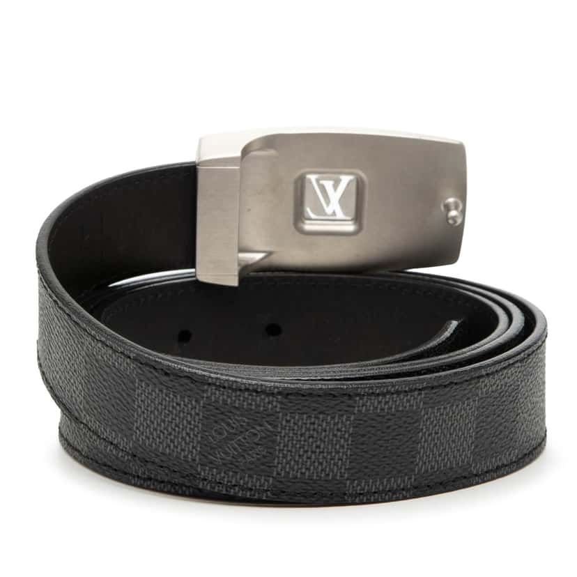 Louis Vuitton Damier Graphite Ceinture Belt Black Very good condition - Inside View