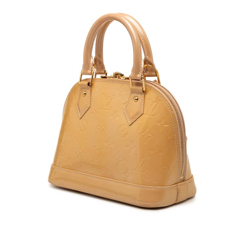 Louis Vuitton Monogram Vernis Alma BB Brown Leather Very good condition - Back View