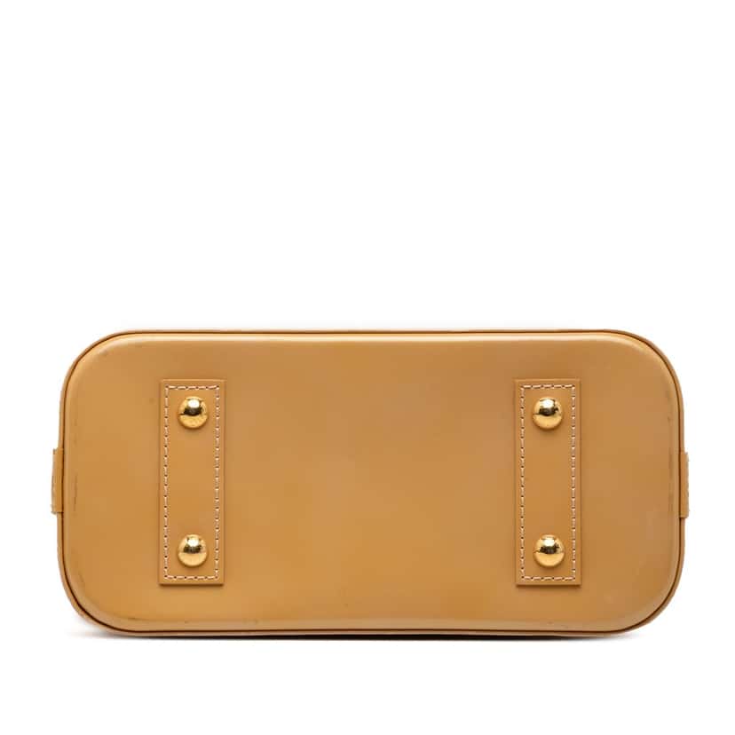 Louis Vuitton Monogram Vernis Alma BB Brown Leather Very good condition - Inside View