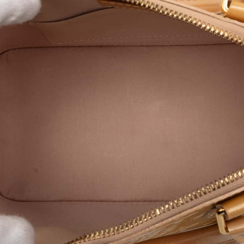 Louis Vuitton Monogram Vernis Alma BB Brown Leather Very good condition - Model View