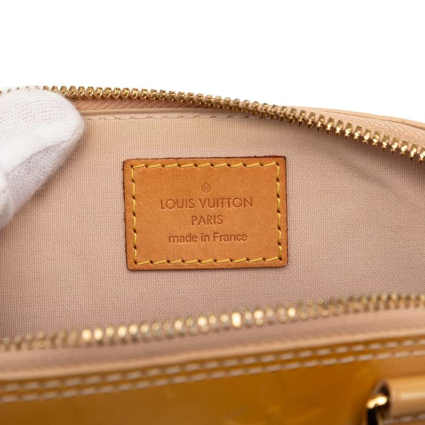 Louis Vuitton Monogram Vernis Alma BB Brown Leather Very good condition - Box View