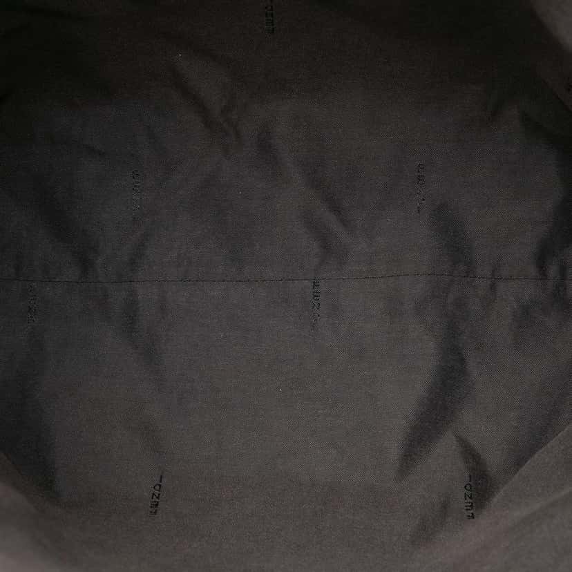 Fendi Zucca Canvas Vertical Shopping Tote Brown Very good condition - Model View