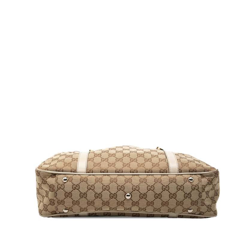 Gucci GG Canvas Twins Tote Beige Very good condition - Inside View