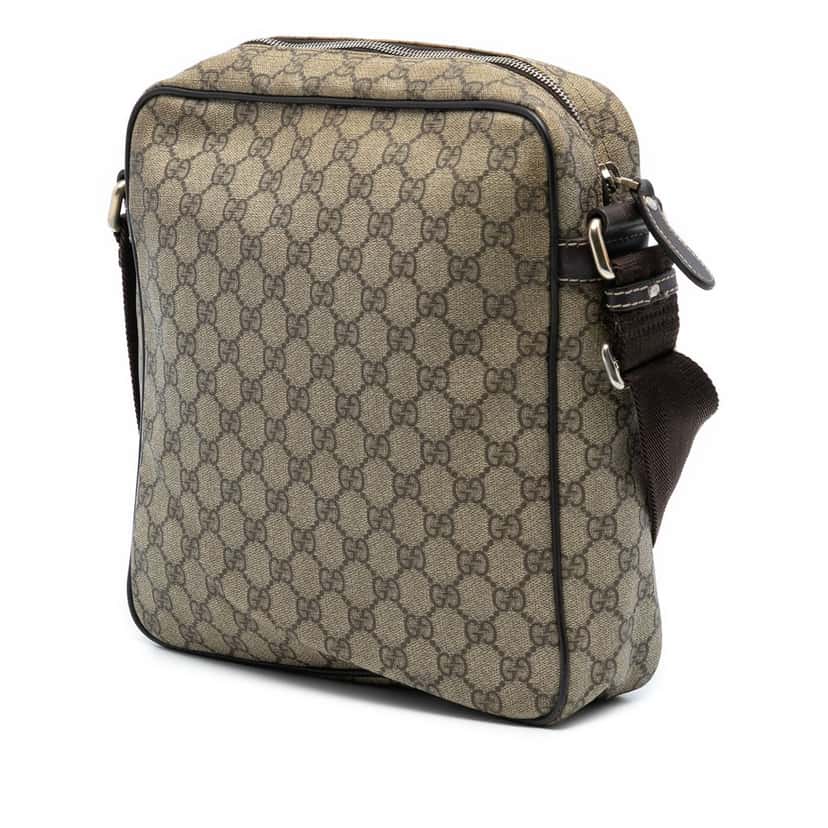 Gucci GG Supreme Crossbody Beige Very good condition - Back View