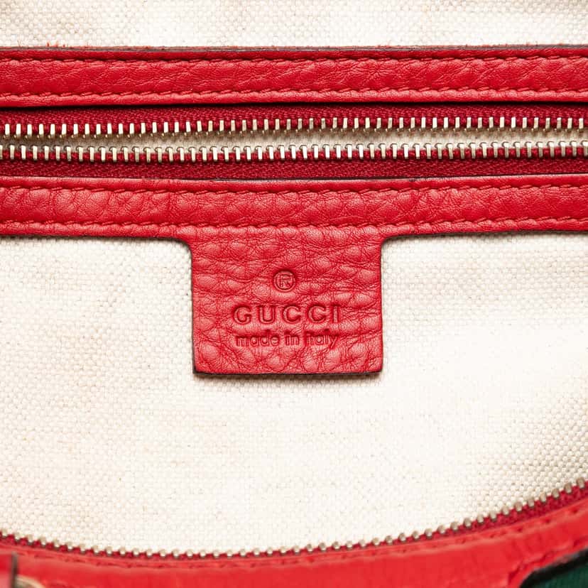 Gucci Medium GG Canvas Web Joy Boston Bag Beige Very good condition - Box View